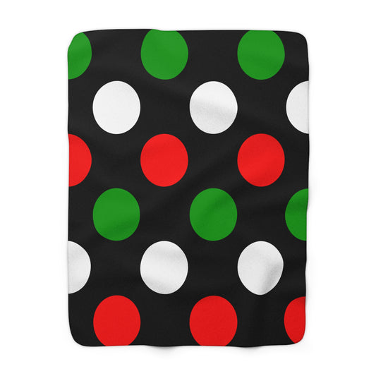 Sudan Retro Polka Dots Blanket Throw