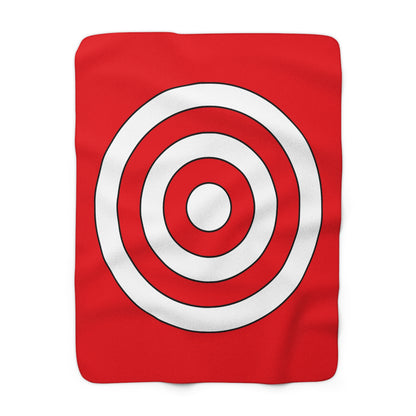 Indonesia Retro Target Blanket Throw