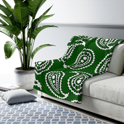 Pakistan Retro Paisley Blanket Throw