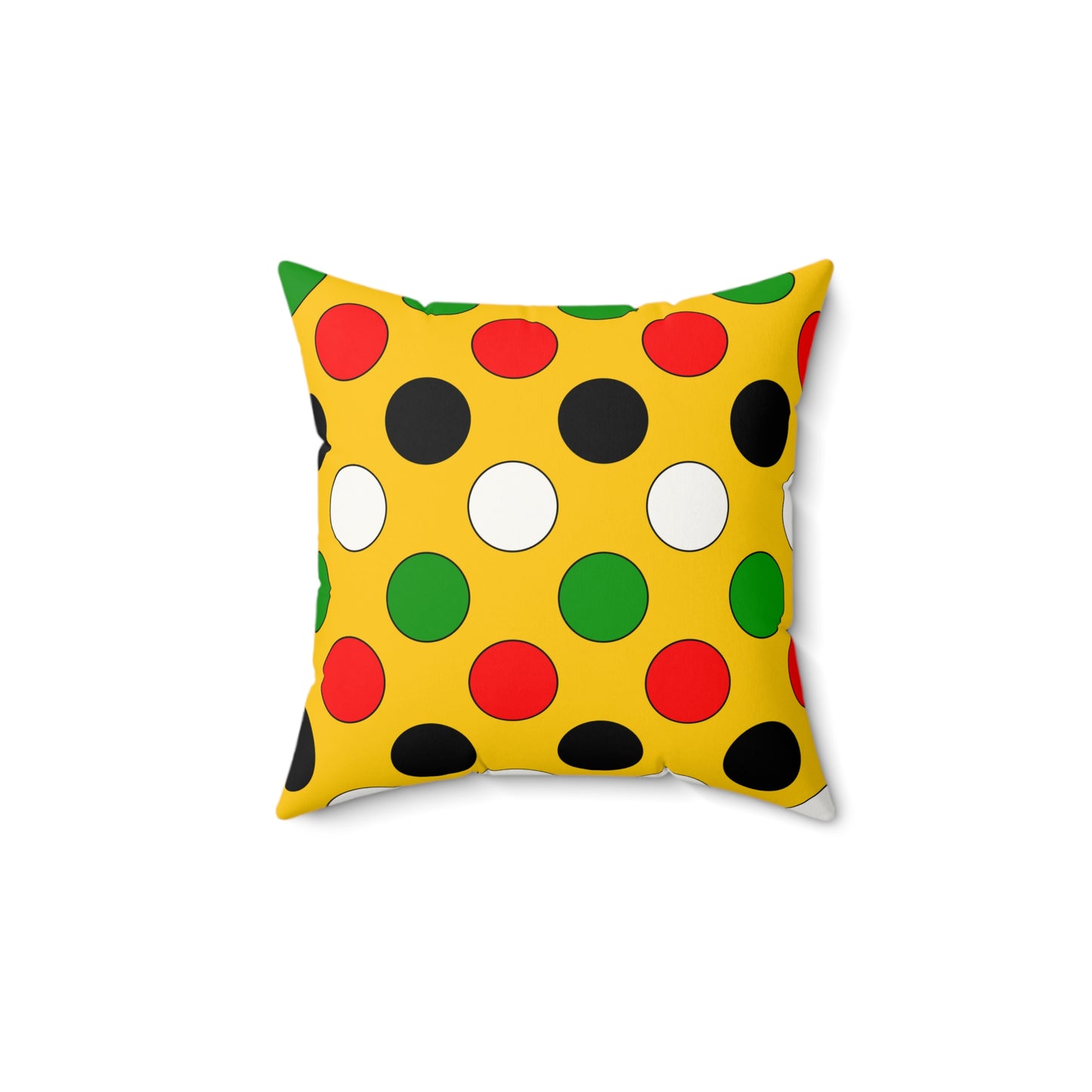 Mozambique Retro Polka Dots Cushion Pillow