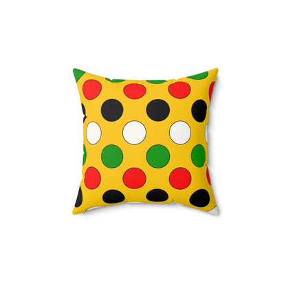 Mozambique Retro Polka Dots Cushion Pillow