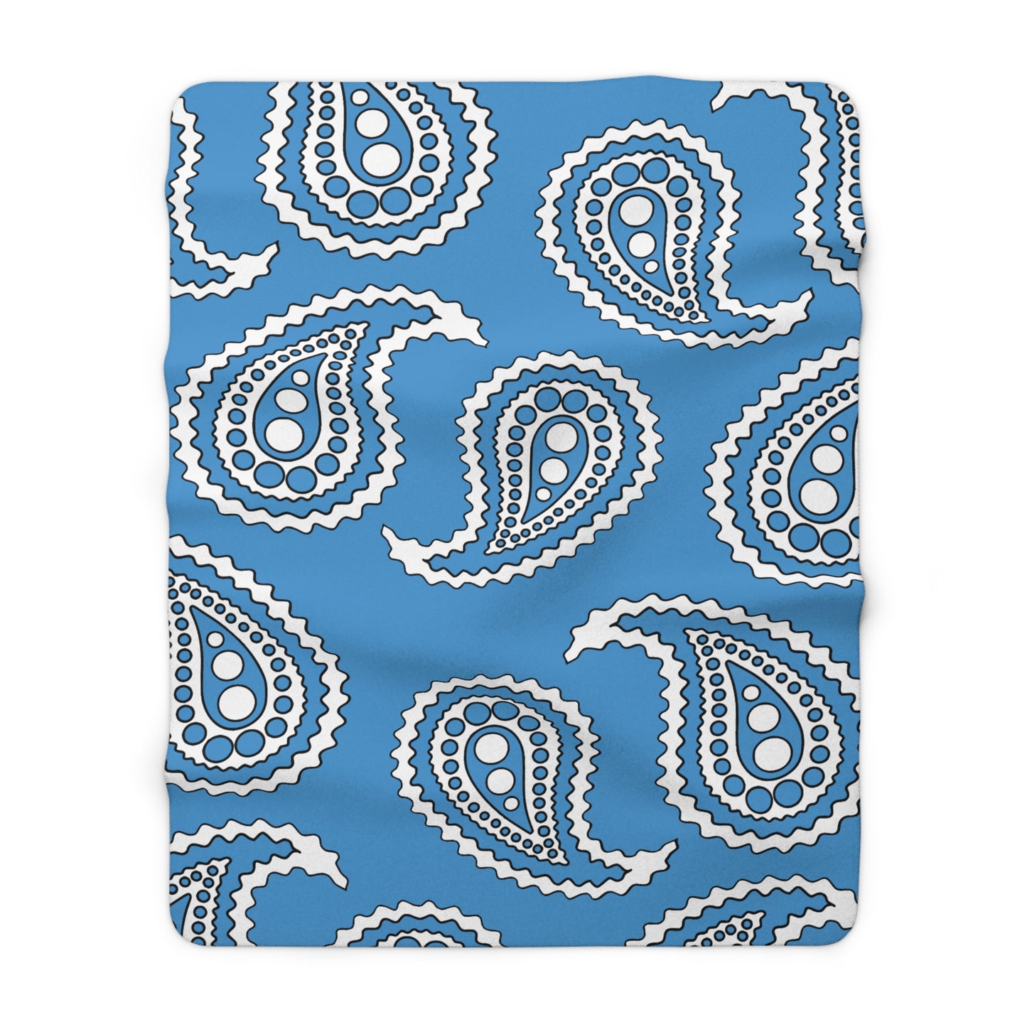 Guatemala Retro Paisley Blanket Throw
