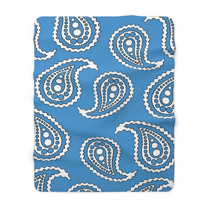 Guatemala Retro Paisley Blanket Throw