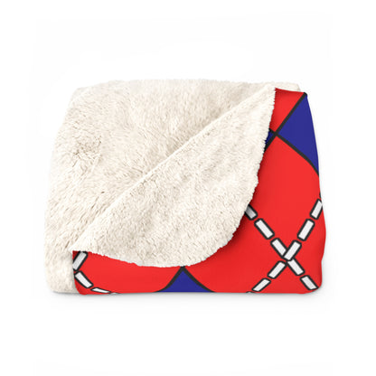 Taiwan Retro Argyle Blanket Throw