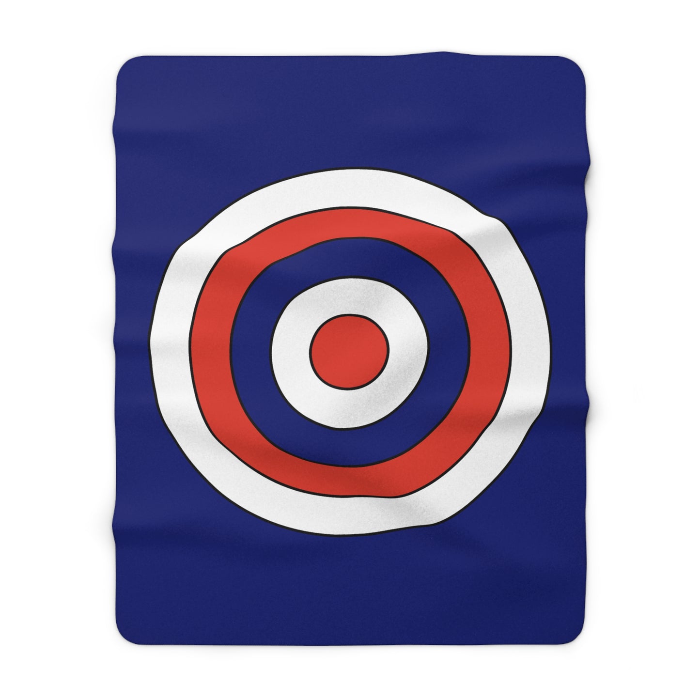 Cabo Verde Retro Target Blanket Throw