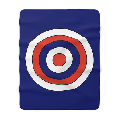 Cabo Verde Retro Target Blanket Throw
