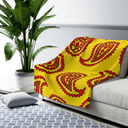 Catalonia Retro Paisley Blanket Throw