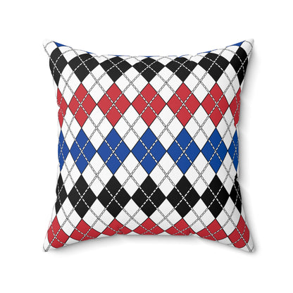 Republic Of Korea Retro Argyle Cushion Pillow