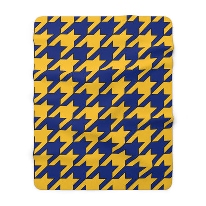 Barbados Retro Houndstooth Blanket Throw