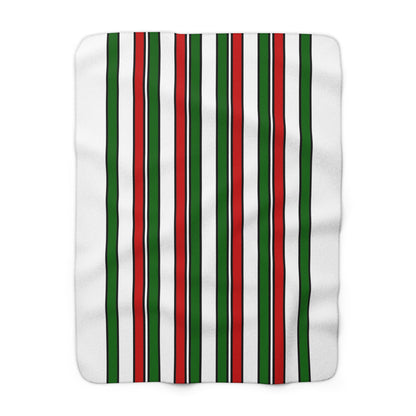 Tajikistan Retro Stripes Blanket Throw