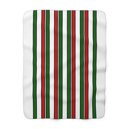 Tajikistan Retro Stripes Blanket Throw