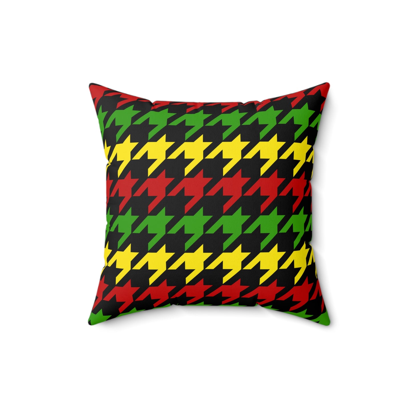 Saint Kitts And Nevis Retro Houndstooth Cushion Pillow