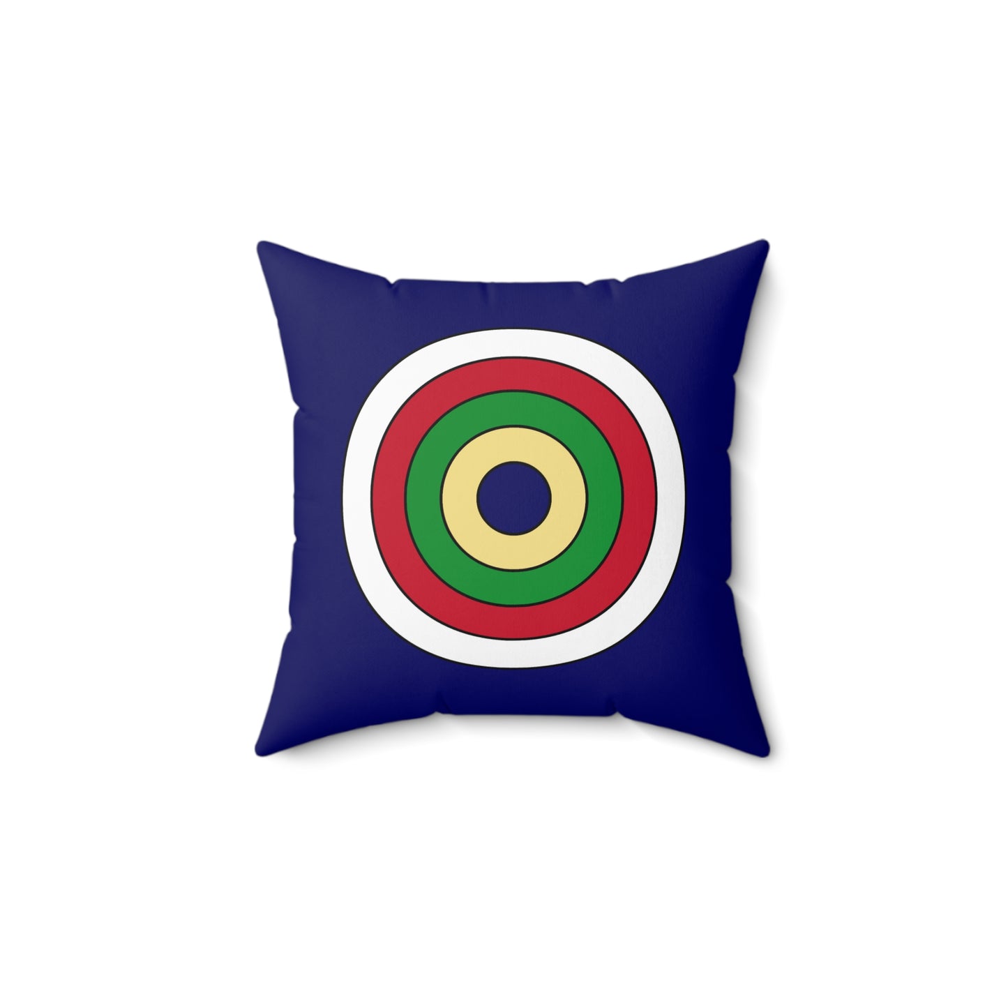 Cayman Islands Retro Target Cushion Pillow