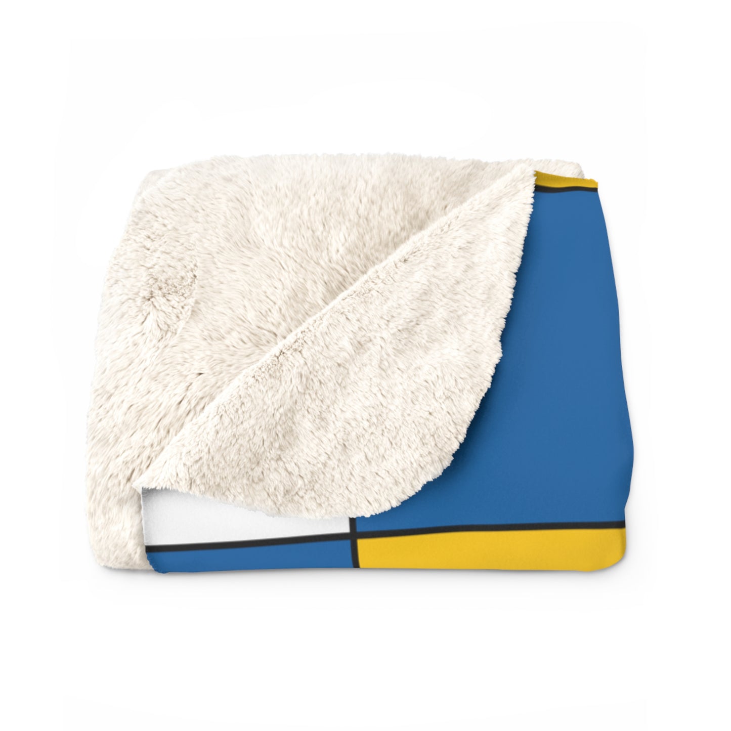 Canary Islands Retro Check Blanket Throw