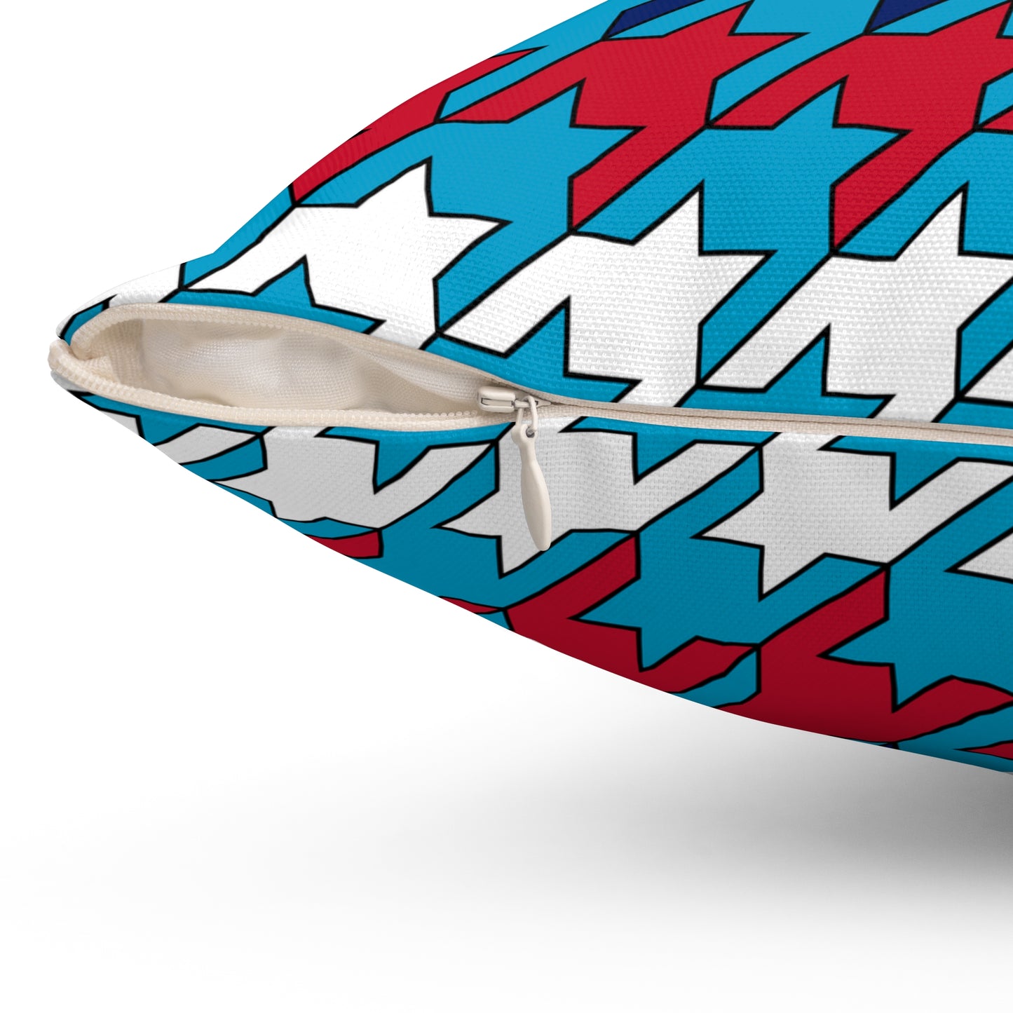 Tuvalu Retro Houndstooth Cushion Pillow
