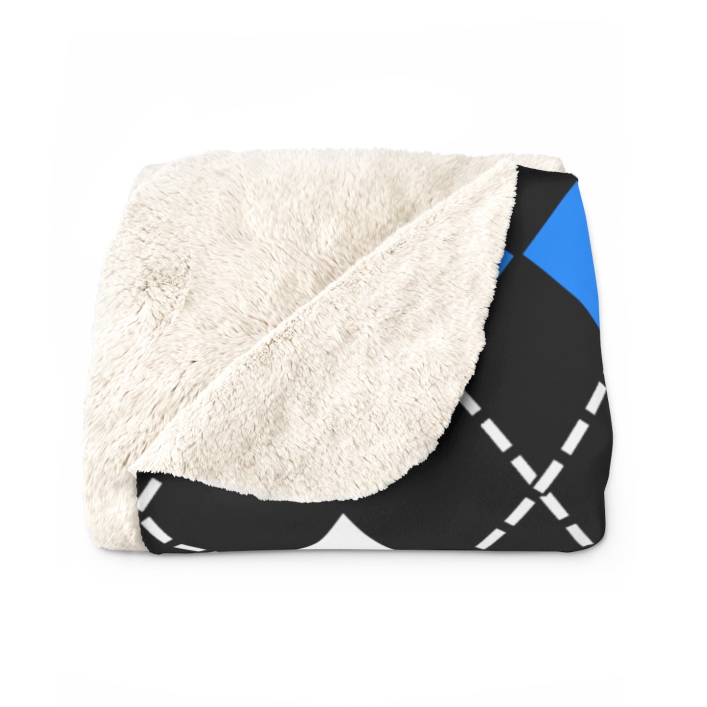 Estonia Retro Argyle Blanket Throw