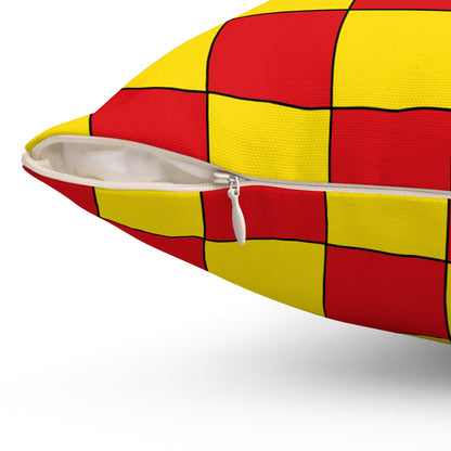 Catalonia Retro Check Cushion Pillow