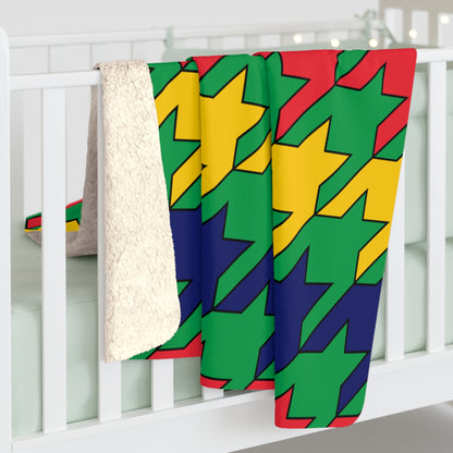 Mauritius Retro Houndstooth Blanket Throw