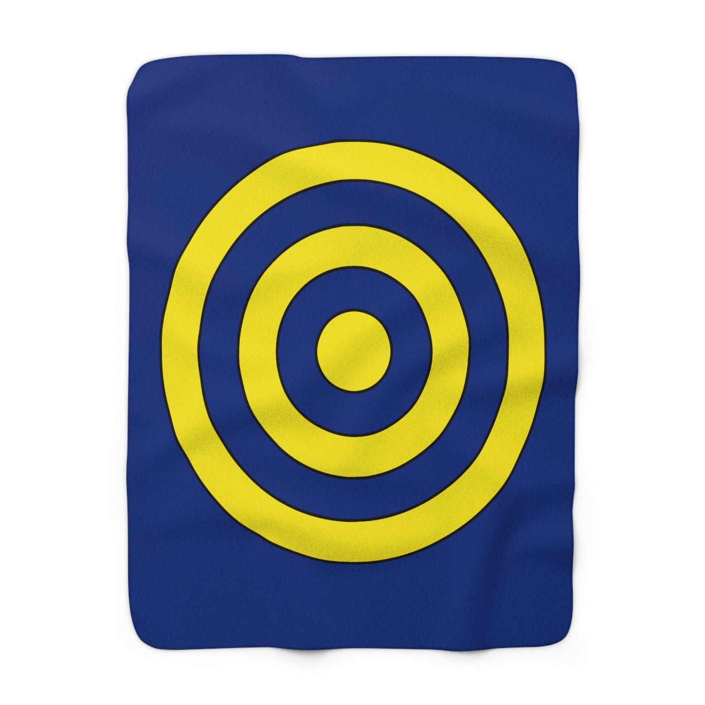 Curacao Retro Target Blanket Throw