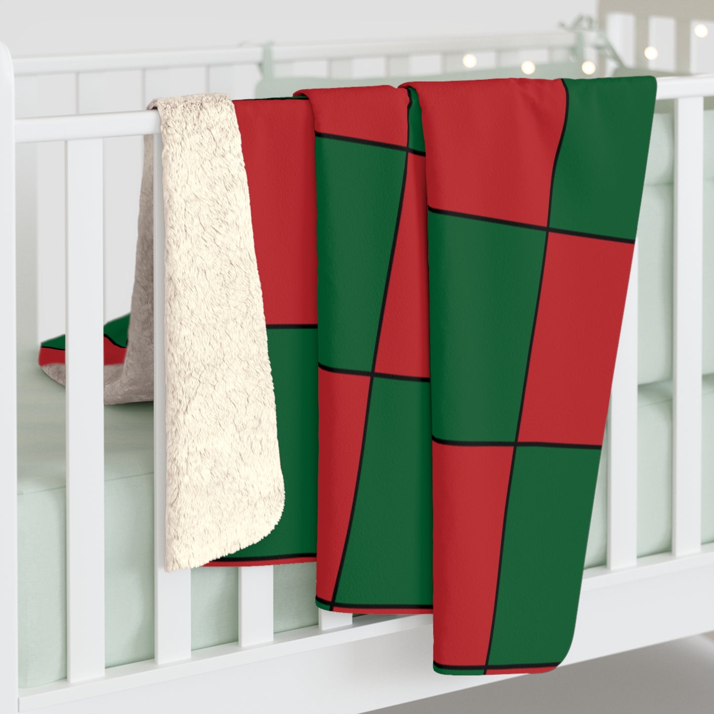 Morocco Retro Check Blanket Throw