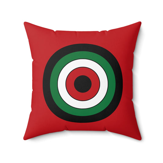 Western Sahara Retro Target Cushion Pillow