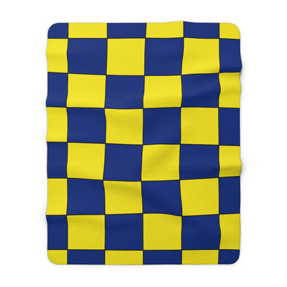 Curacao Retro Check Blanket Throw