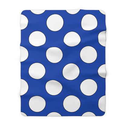 El Salvador Retro Polka Dots Blanket Throw