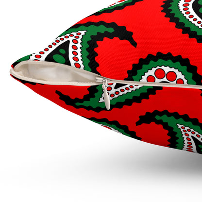 United Arab Emirates Retro Paisley Cushion Pillow