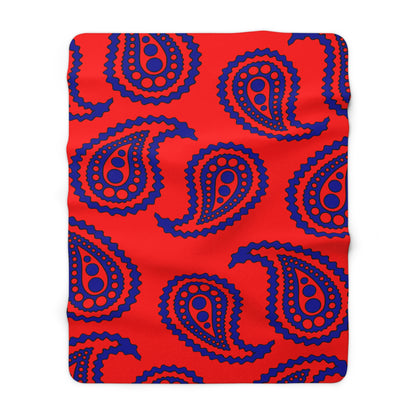 Taiwan Retro Paisley Blanket Throw