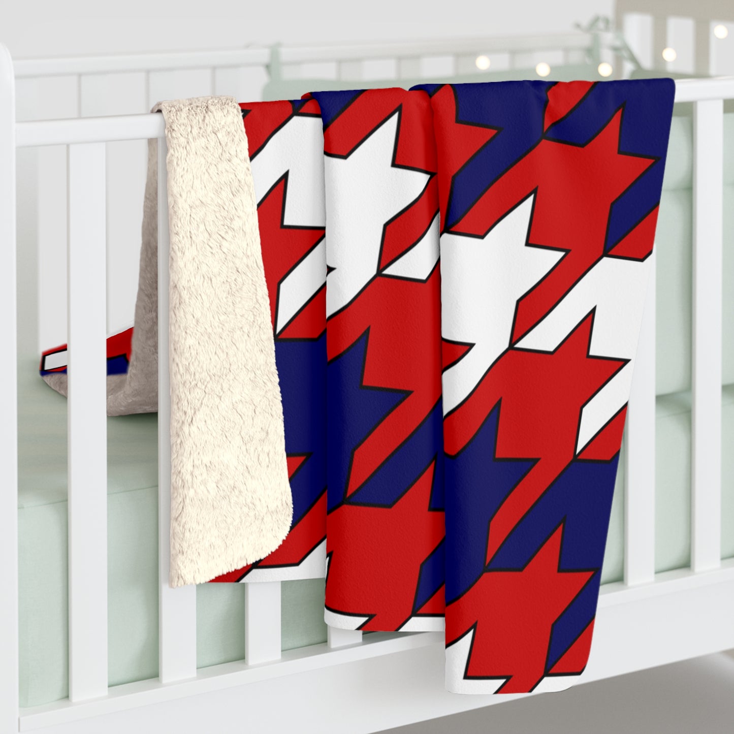 Nepal Retro Houndstooth Blanket Throw