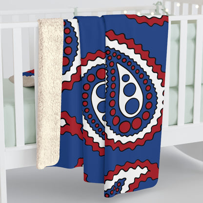 Netherlands Retro Paisley Blanket Throw