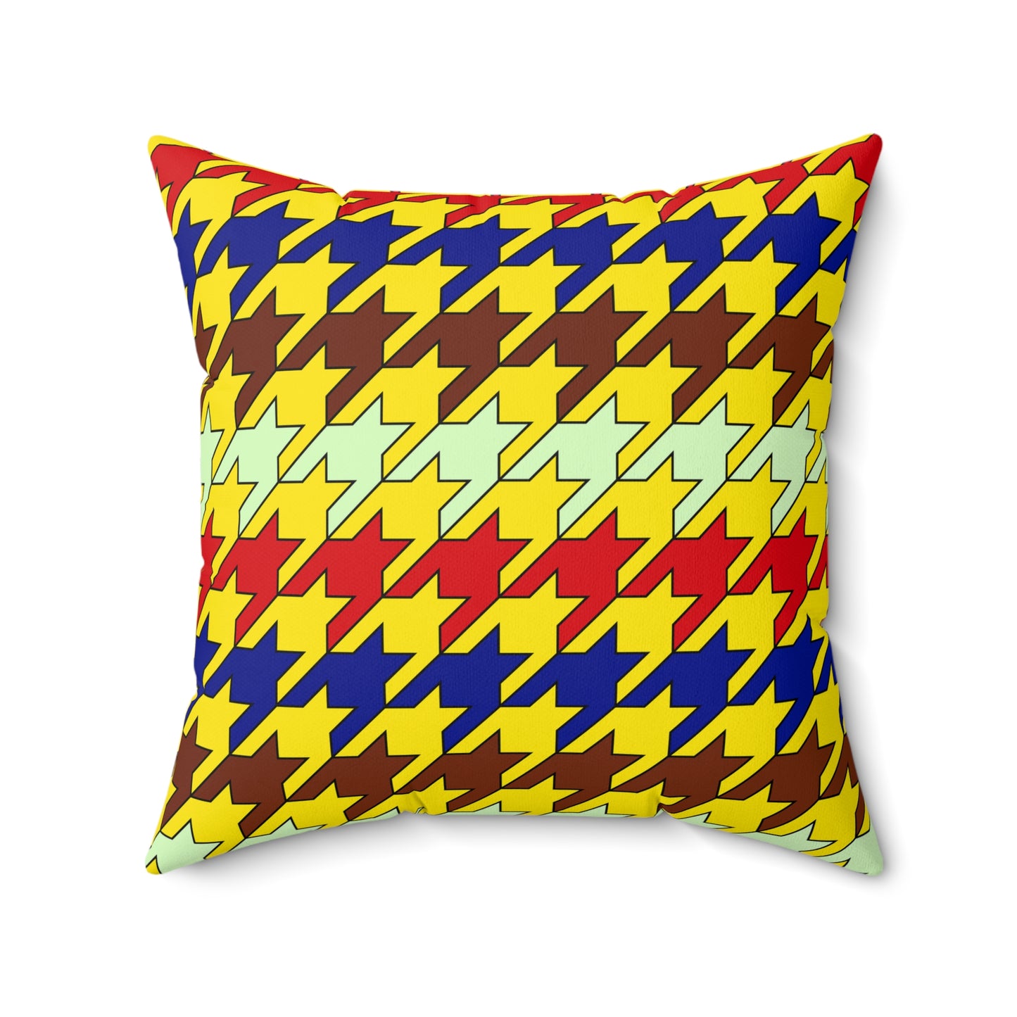 Ecuador Retro Houndstooth Cushion Pillow