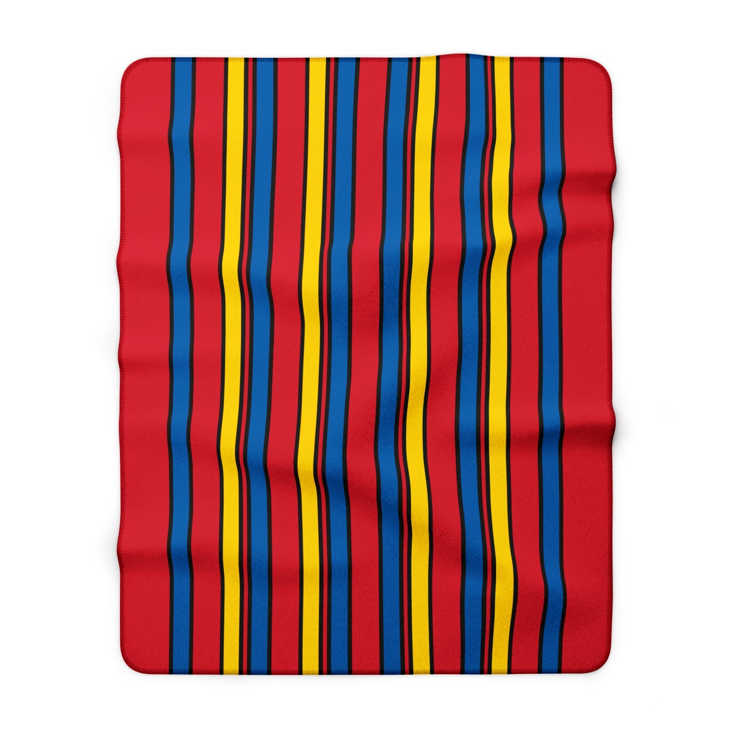 Mongolia Retro Stripes Blanket Throw