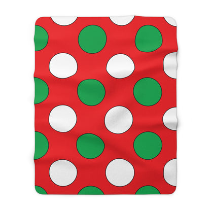 Lebanon Retro Polka Dots Blanket Throw