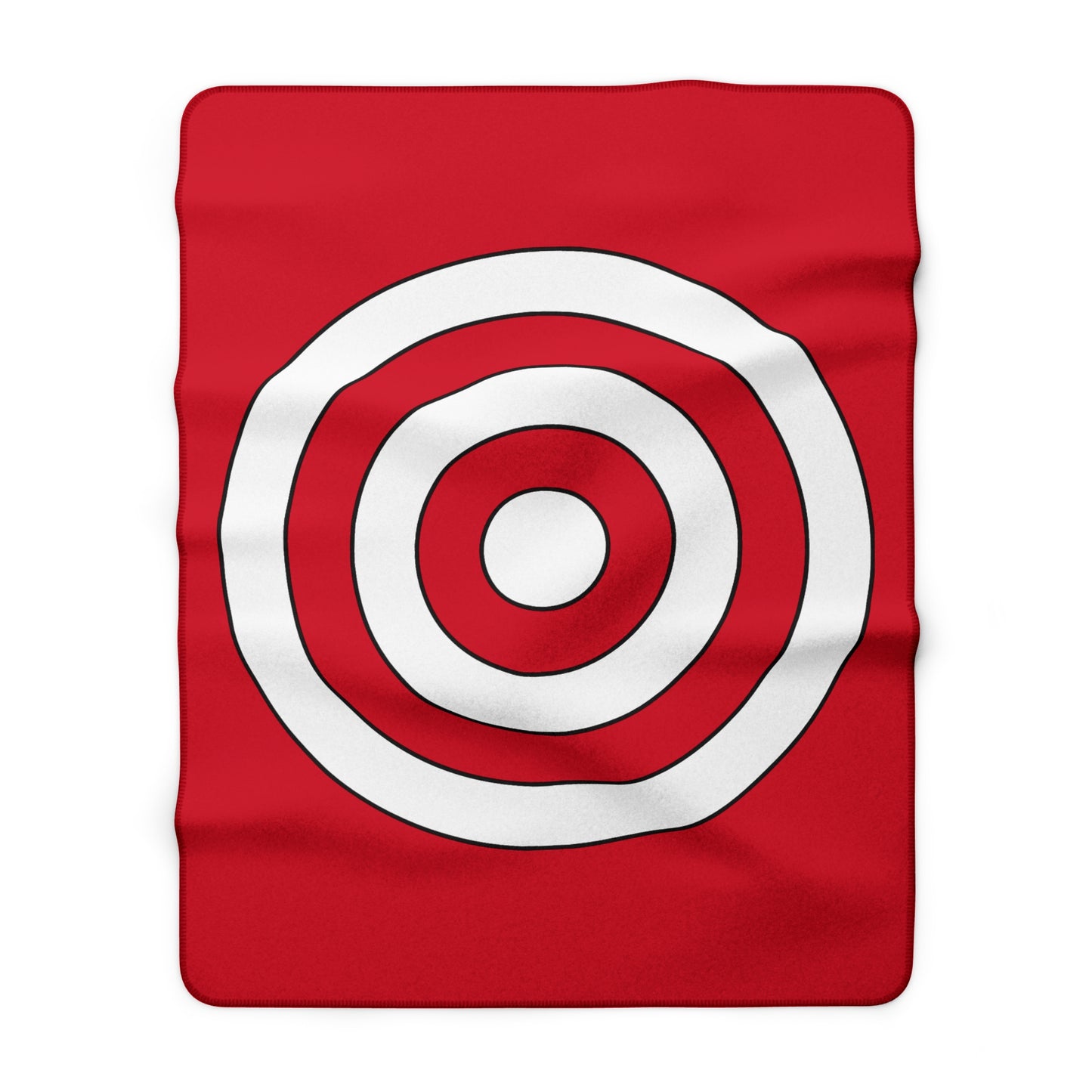 Malta Retro Target Blanket Throw