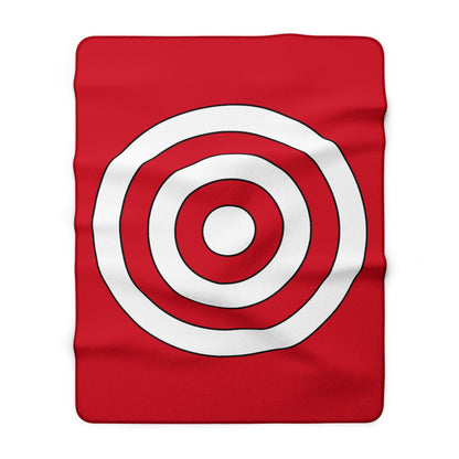 Malta Retro Target Blanket Throw