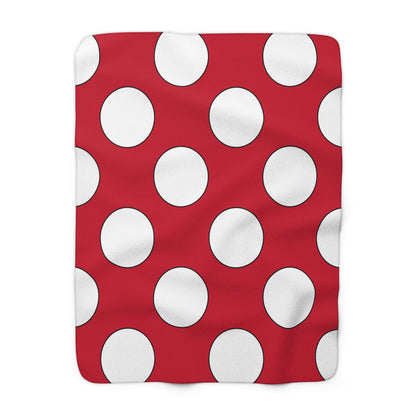 Austria Retro Polka Dots Blanket Throw