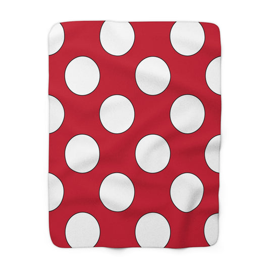 Austria Retro Polka Dots Blanket Throw