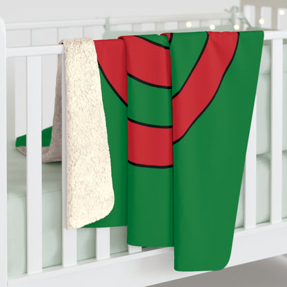 Turkmenistan Retro Target Blanket Throw