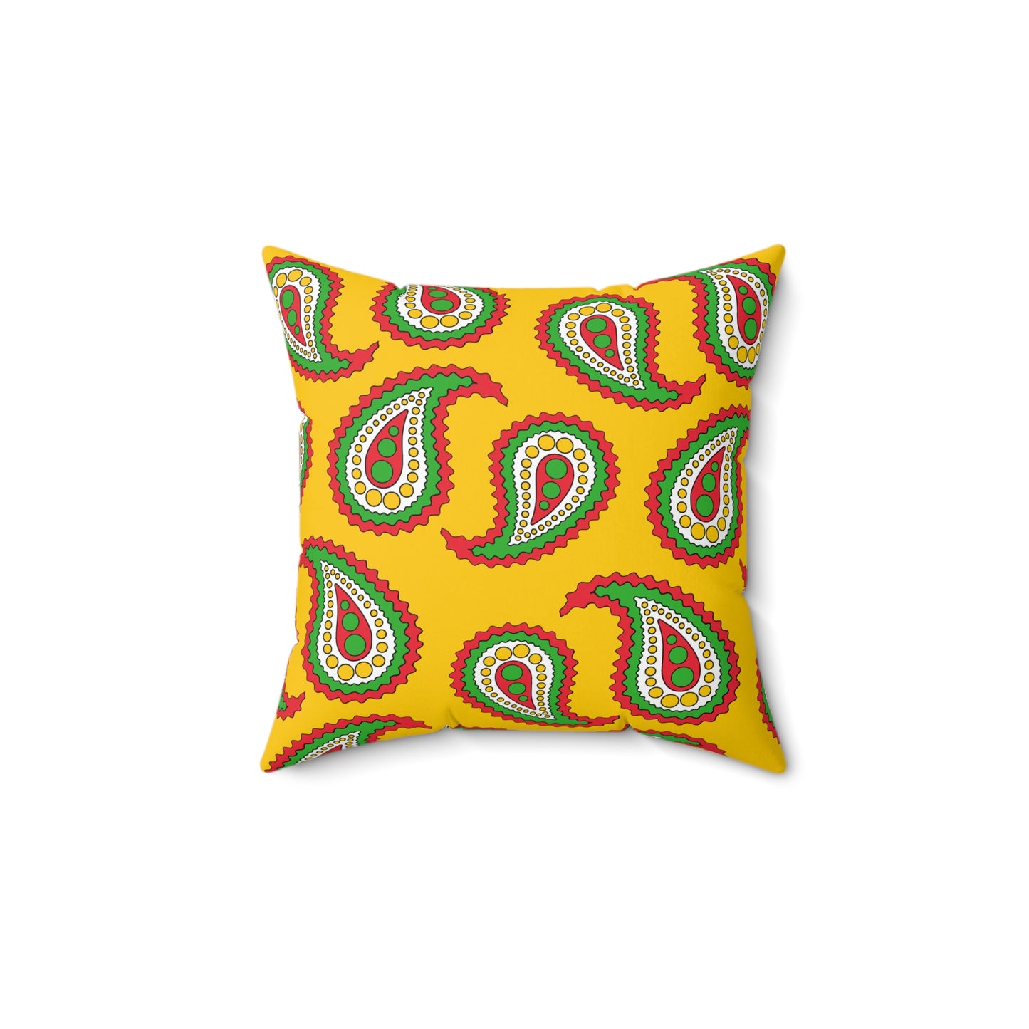 Myanmar Retro Paisley Cushion Pillow