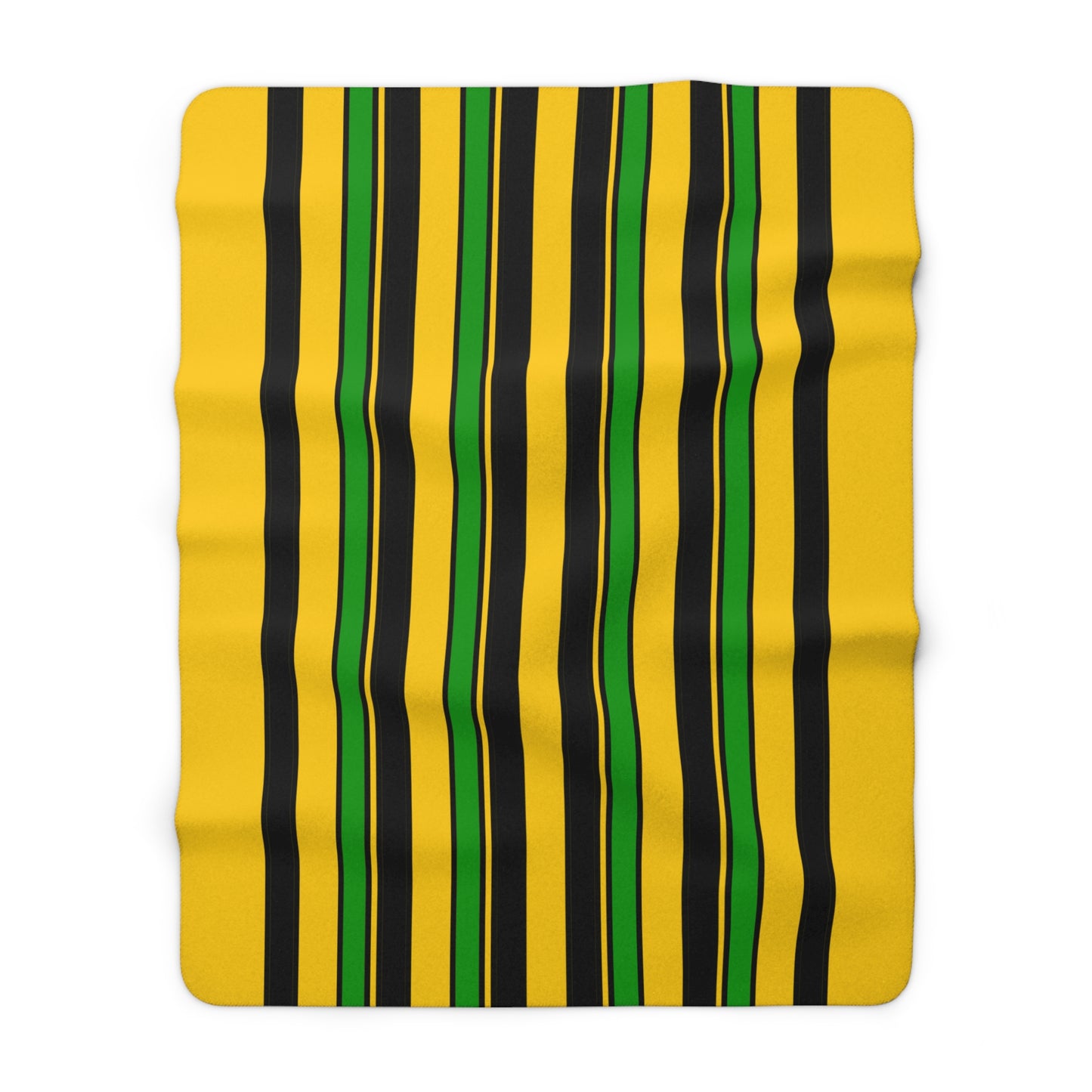 Jamaica Retro Stripes Blanket Throw
