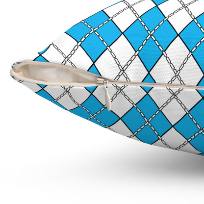 San Marino Retro Argyle Cushion Pillow