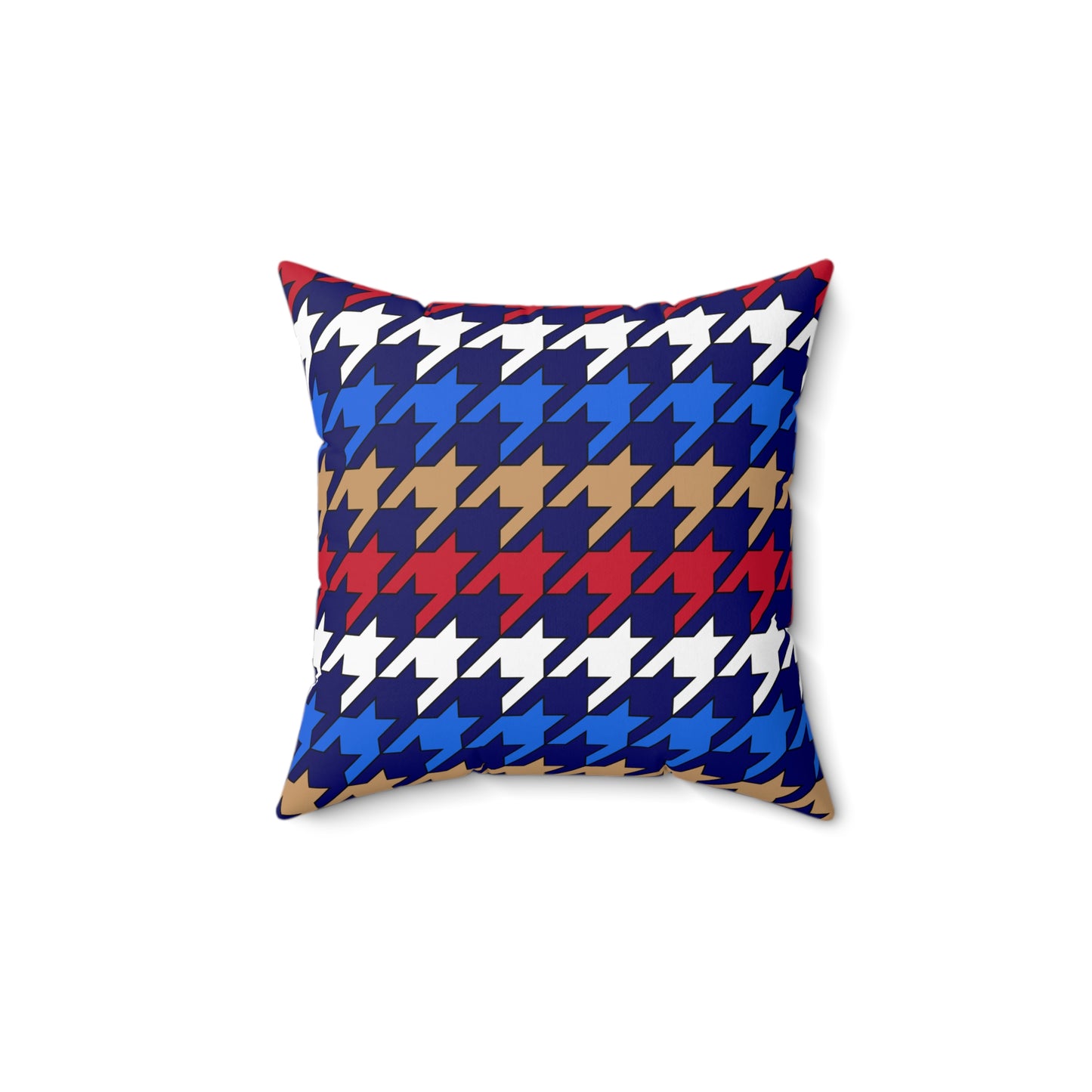 Tristan Da Cunha Retro Houndstooth Cushion Pillow
