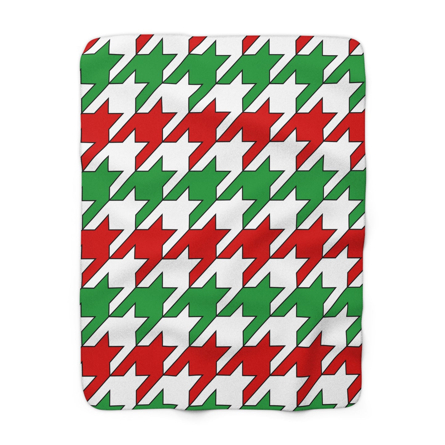Iran Retro Houndstooth Blanket Throw
