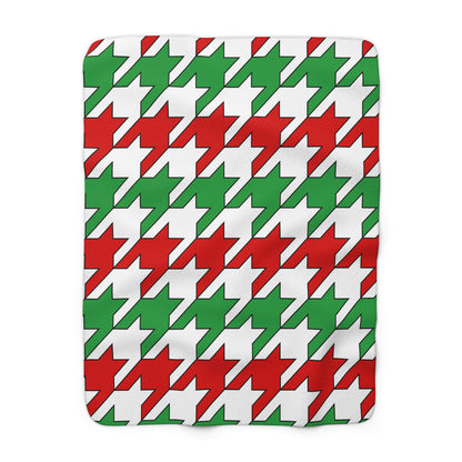 Iran Retro Houndstooth Blanket Throw