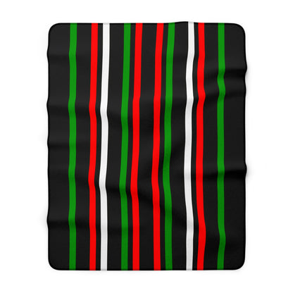Sudan Retro Stripes Blanket Throw
