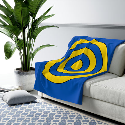 Ukraine Retro Target Blanket Throw