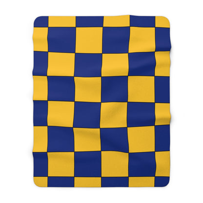 Barbados Retro Check Blanket Throw