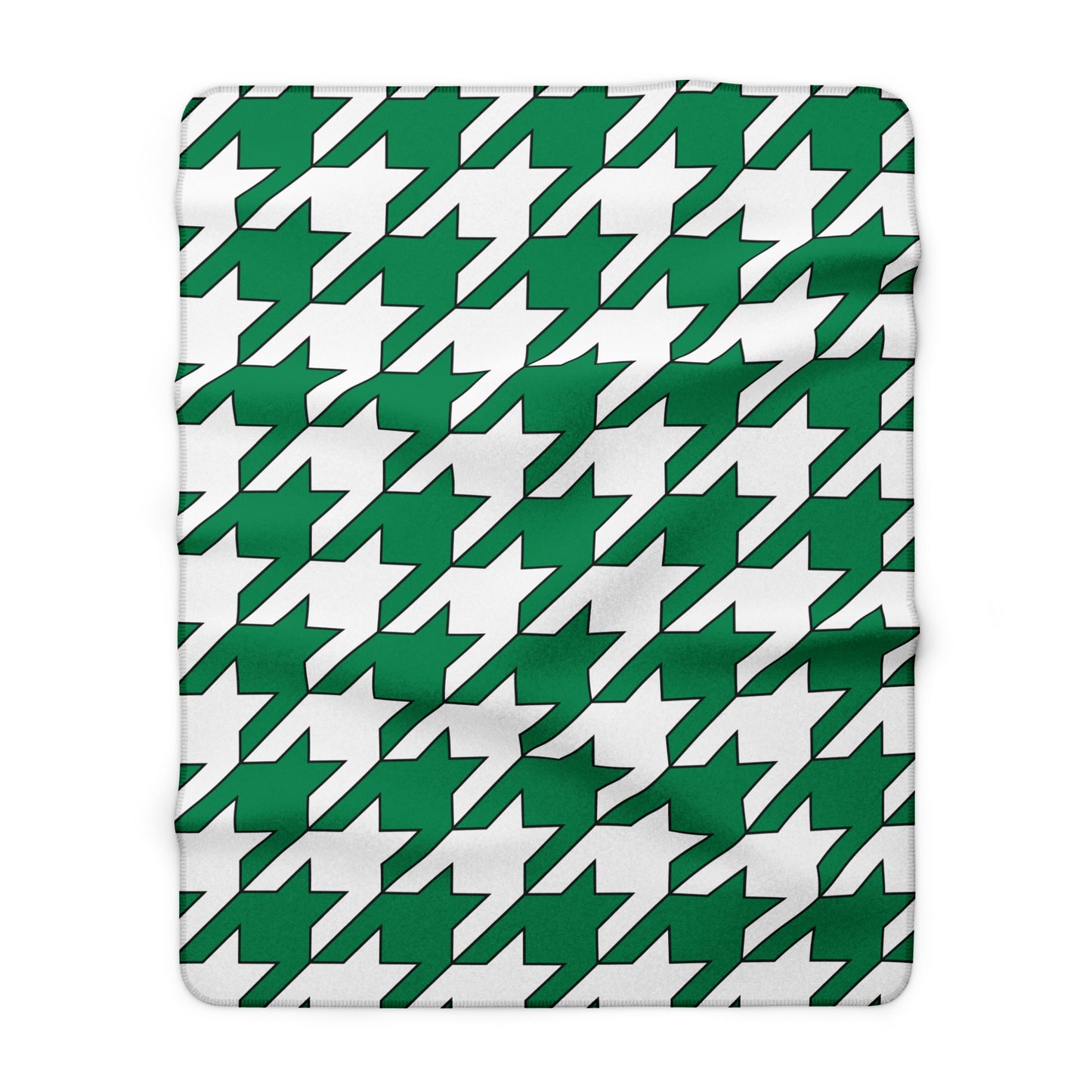 Nigeria Retro Houndstooth Blanket Throw