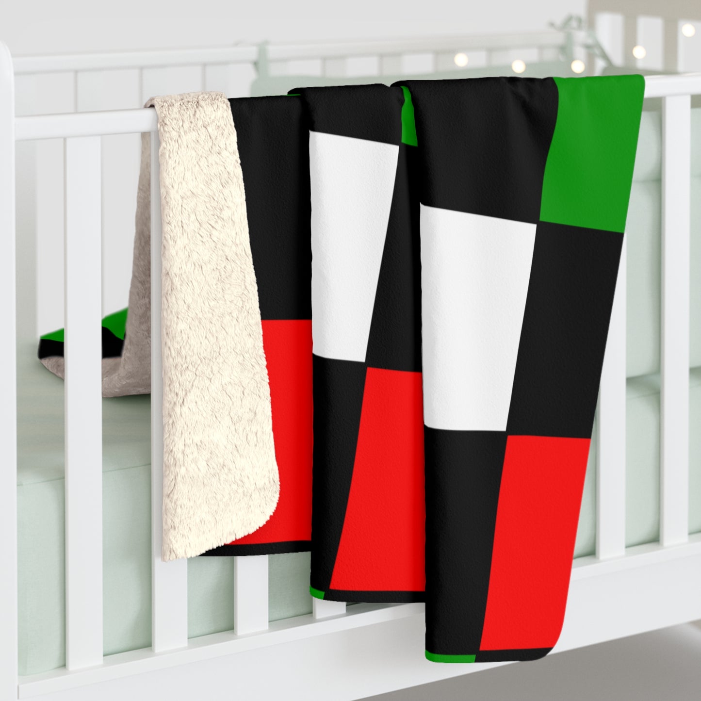 Sudan Retro Check Blanket Throw